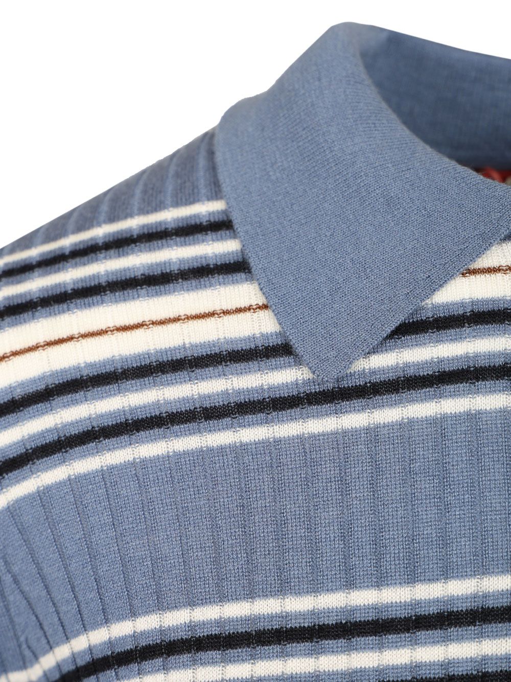 Max Mara Studio Tight-Fitting Polo Shirt Knitwear - Multicolor | 58544d00688c3d0edf49c604667b116ae1792c59