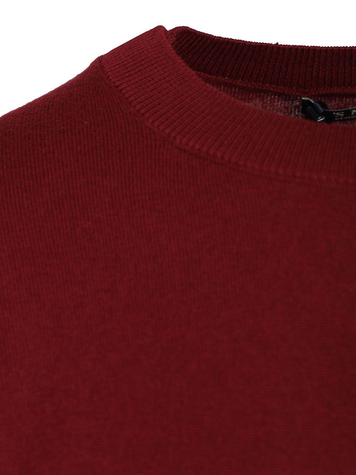 'S Max Mara Sweater In Cotton, Silk And Cashmere Yarn Knitwear - Bordeaux | dbe68974c9407276dfb092f67508b0d83e948067
