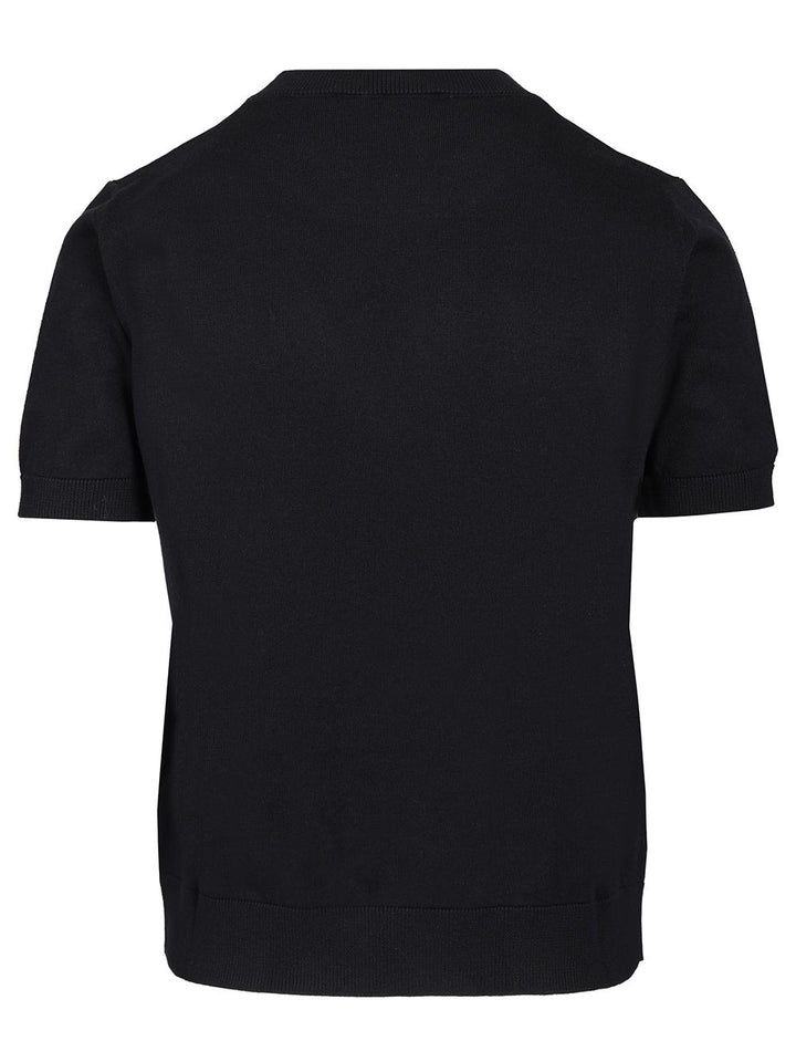 'S Max Mara Sweater In Cotton, Silk And Cashmere Yarn Knitwear - Blue | 771efbe28bf835083e0a52d7de2602fd382f5a3d