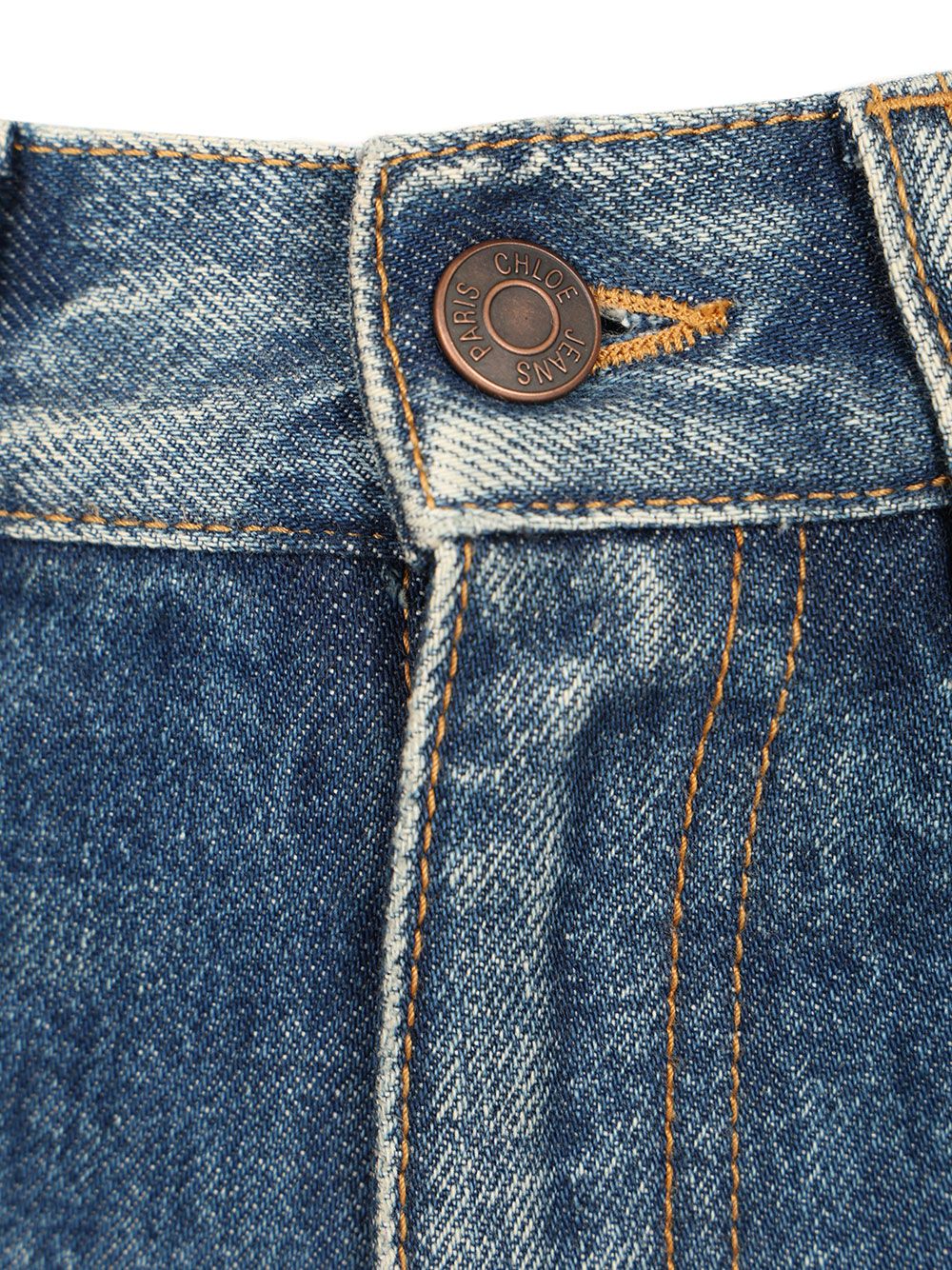 Chloe' Cropped Unfinished Hem Regular Denim Jeans - Blue | da3e8f3e58654d14c1bb1d17d13cc19946c82c84