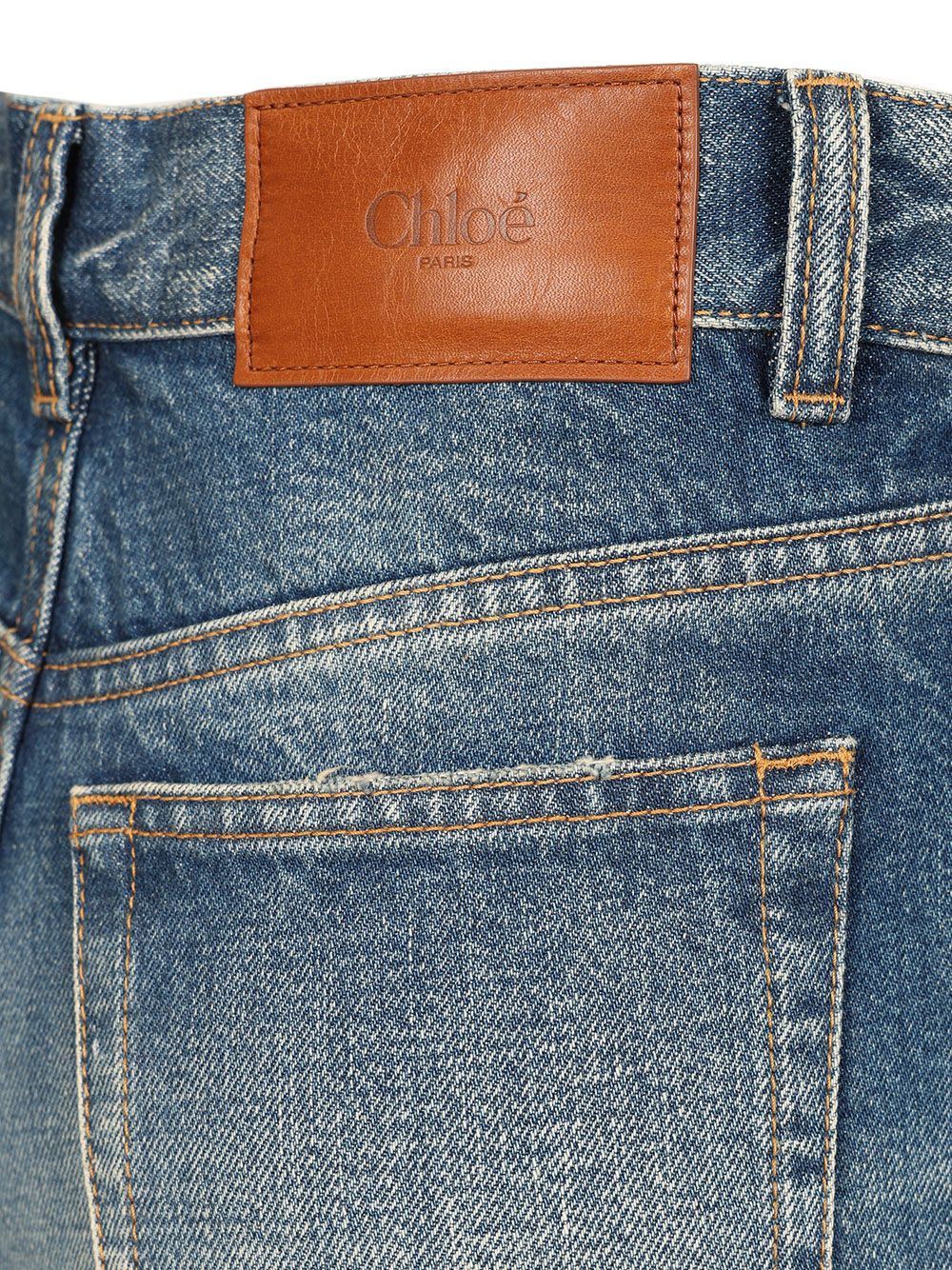 Chloe' Cropped Unfinished Hem Regular Denim Jeans - Blue | dca157b9fea5e9f08d91f9b9e5ec132e0eb36d60
