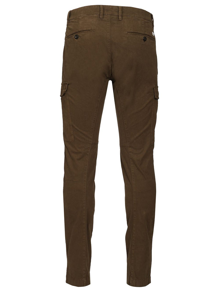 C.P. Company Cargo  Made Of Stretch Cotton Satin Trousers - Green | 6ec10786ba534e67ffbe096a26fcb1b57e75b520
