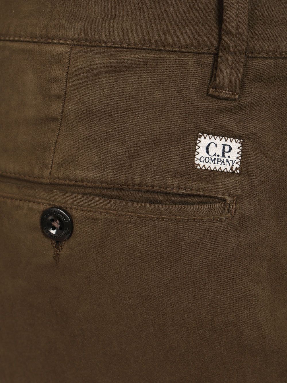 C.P. Company Cargo  Made Of Stretch Cotton Satin Trousers - Green | 9d94d62552a545206a249facbe3a17ad57fc9fce