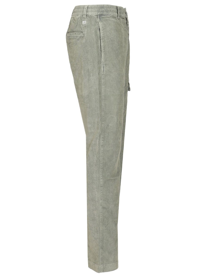 C.P. Company Velvet Trousers - Grey | 9794dbb930f6a4230d365bfc87df3e72c7107cf2