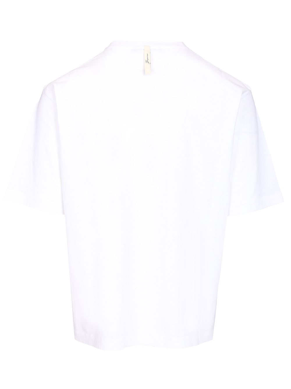 Jacquemus With Writing T-Shirt - White | b0f253cb0a2fe81b181df583539ed9a2a8eedf16