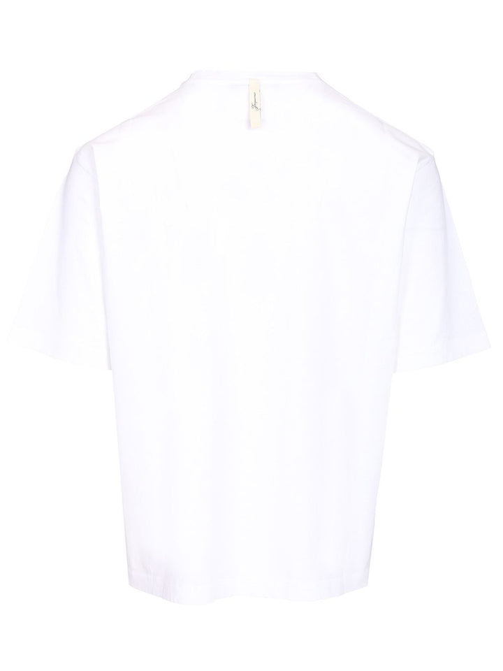 Jacquemus With Writing T-Shirt - White | b0f253cb0a2fe81b181df583539ed9a2a8eedf16