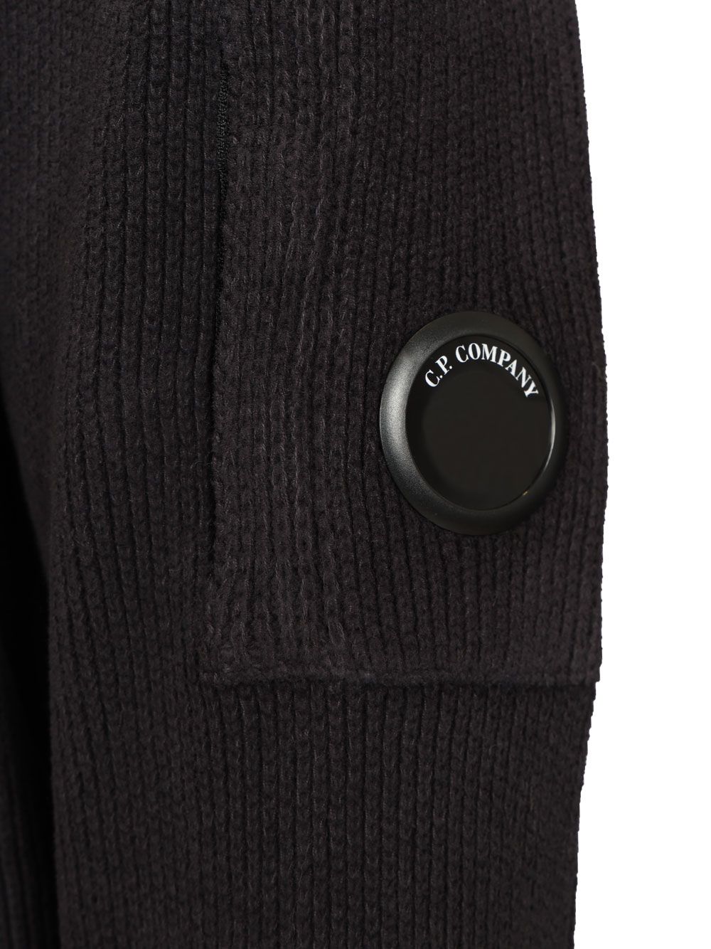 C.P. Company Sweater Made Of Cotton Chenille Knitwear - Blue | e697774054061a5941ab020037ccfb6947057c3c