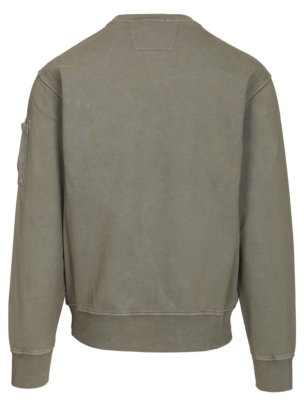 C.P. Company Brushed And Emerized Diagonal Fleece Crewneck Lens Sweatshirt Sweatshirts - Grey | ba8ac162bac61d5f15c93b89625644c6cbc707e5