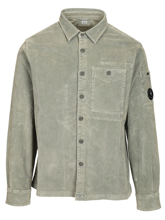 Stretch Overshirt Shirts Grey