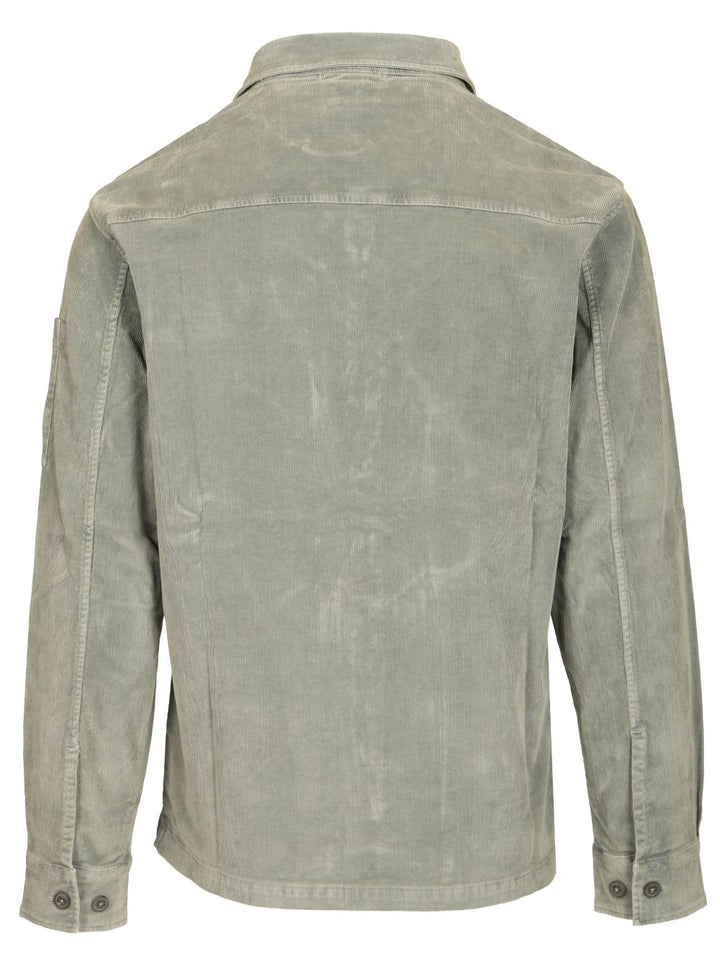 C.P. Company Stretch Overshirt Shirts - Grey | 0046cfd0b611cbb454884438f4a0ccadd33b7f75
