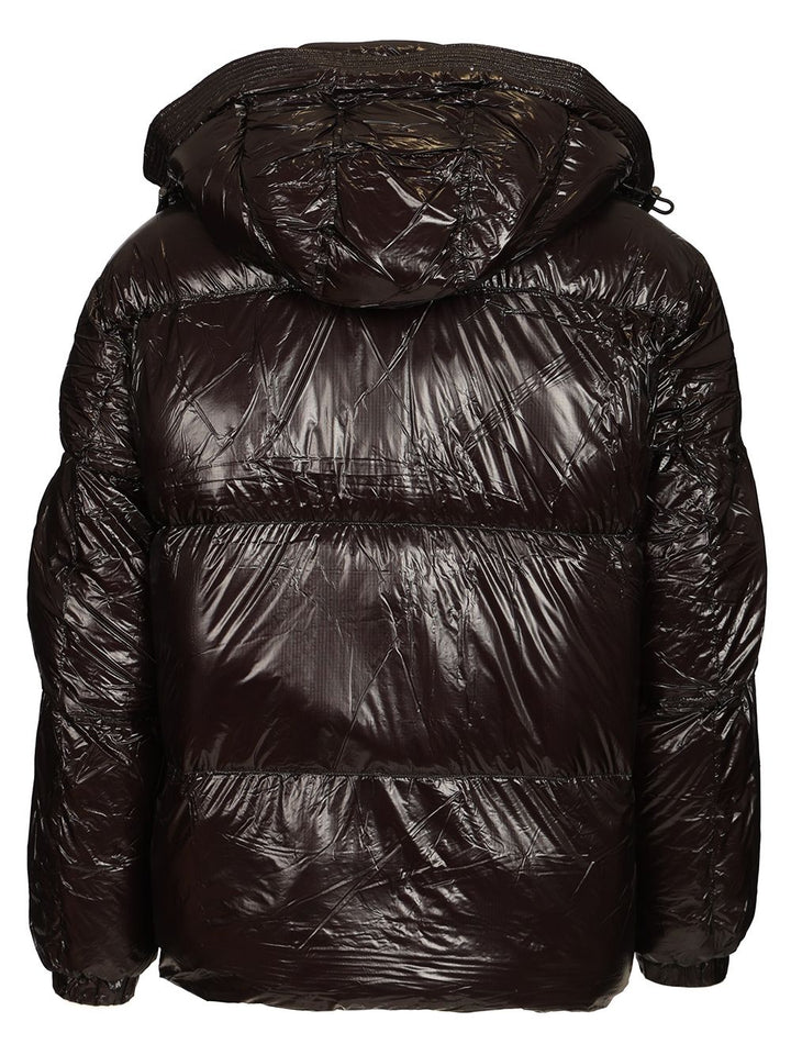 Diesel Quilted Taslan Down Jacket With Viraloff® Treatment Coats - Black | 2685c4f496763d2c6d3ae71cb22663c9d3384e9a