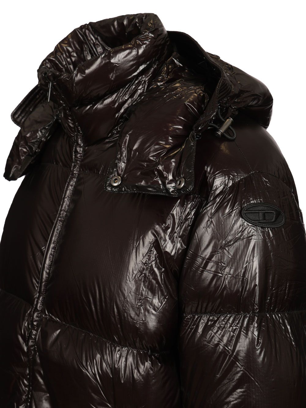 Diesel Quilted Taslan Down Jacket With Viraloff® Treatment Coats - Black | a30387d5159a204b7a6e9ae765a2761b57e56479