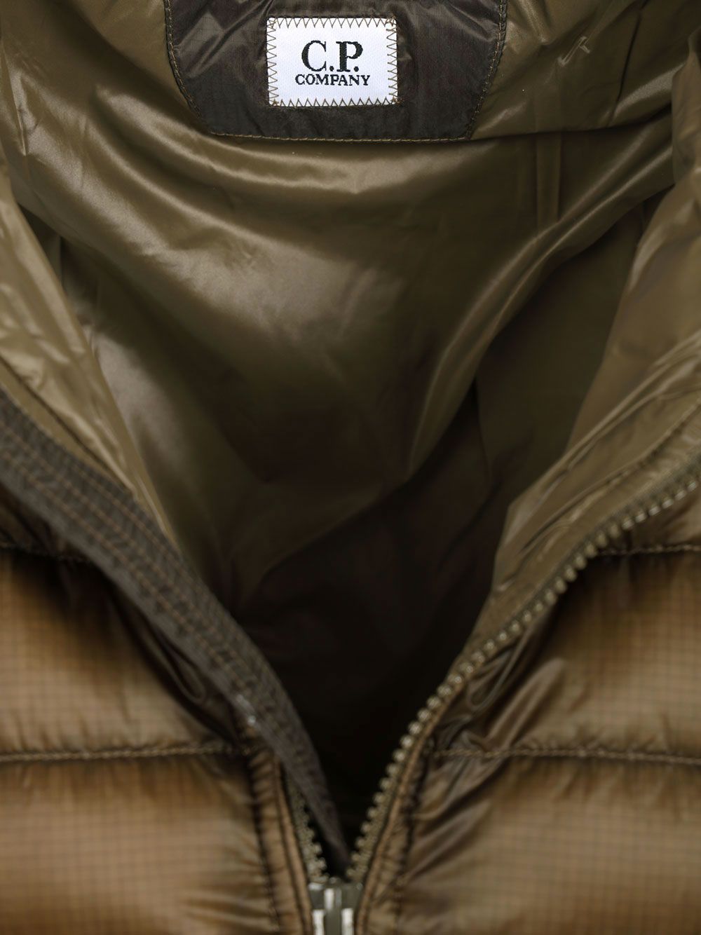C.P. Company Google Down Jacket Coats - Green | 2ad6a04328552b7749ad3ec642ecc8bb92203c15