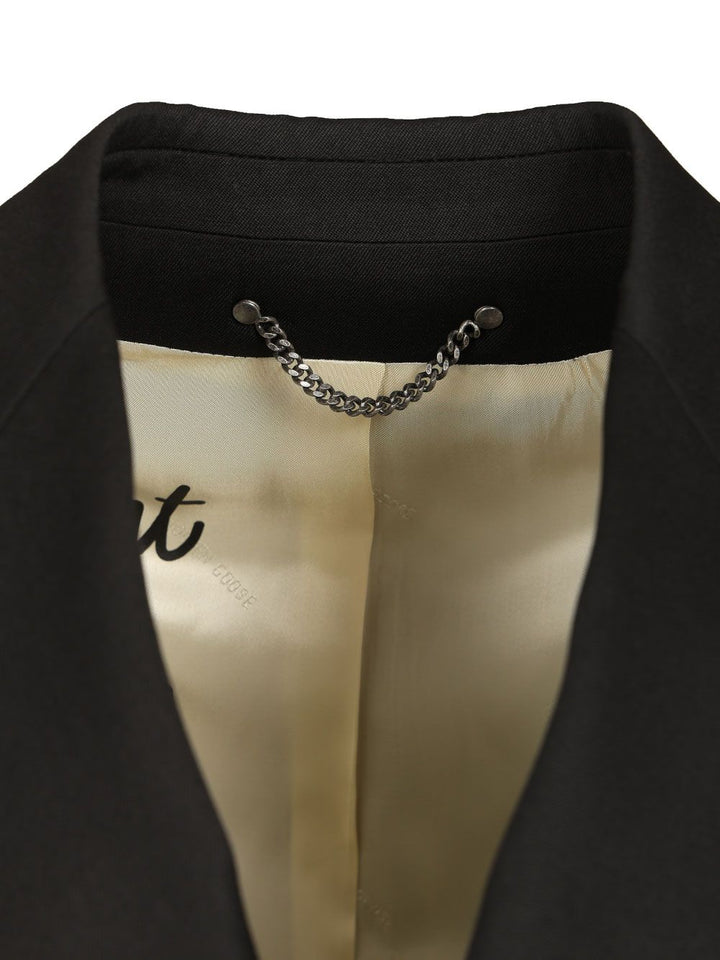 Golden Goose Deluxe Brand Double-Breasted Wool Jacket Jackets - Black | ab883279889a65dc61aff7b9d0da25ddeeca5cf8