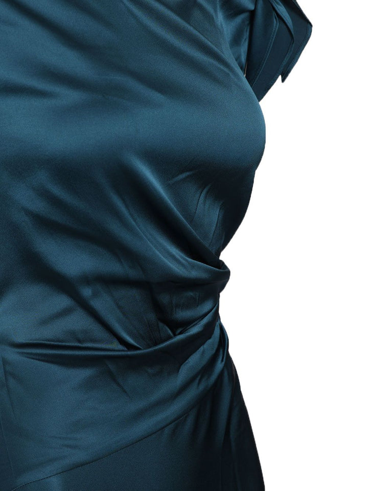 Staud Portia Silk Dress Dresses - Blue | a6f2223ea8272beacf30aaa48831bc444eb7beb1