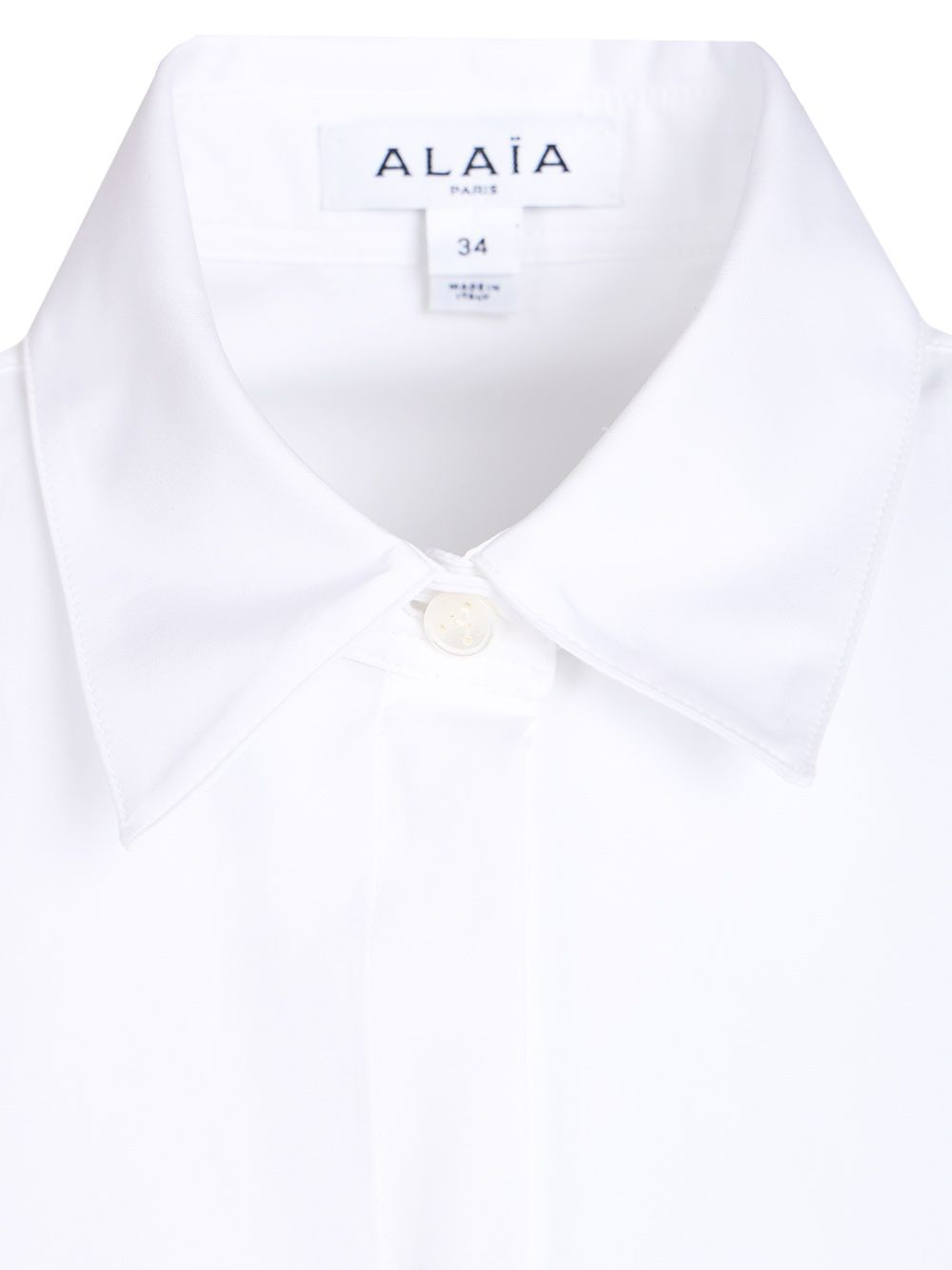 AlaÏA Asymmetrical Shirt Shirts - White | b49366bfb78aad6c5142c8d726dc7e73ede5ec84