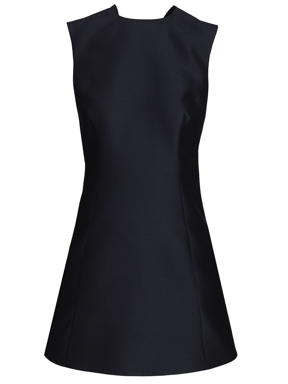 Balenciaga Mini Abito A Trapezio In Lana E Seta Dresses - Blue | fc6d6e95db2ba6da0e6918550b11a9ea091933b9