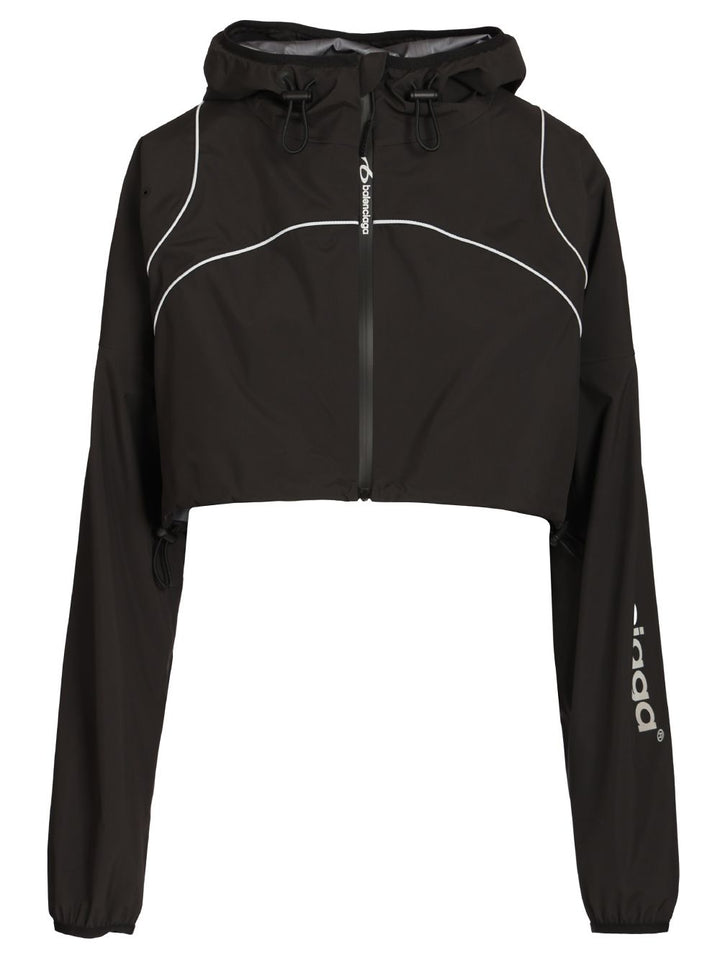 Balenciaga Techwear Cropped Jacket Jackets - Black | 4561be926bd5eeb26d6882abfb222312f30b9e55
