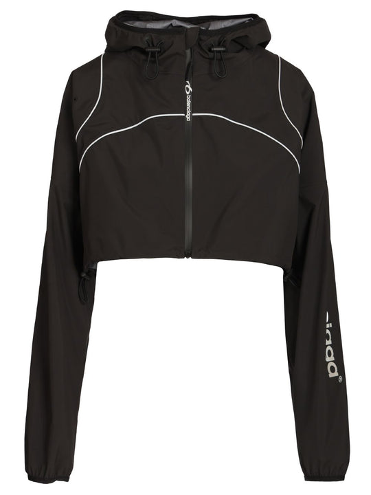 Techwear Cropped Jacket Jackets Black