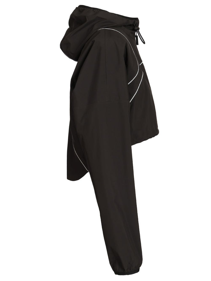 Balenciaga Techwear Cropped Jacket Jackets - Black | 1e1a8a05b8d471d34aabb2cd9cc1de9f01046ef2