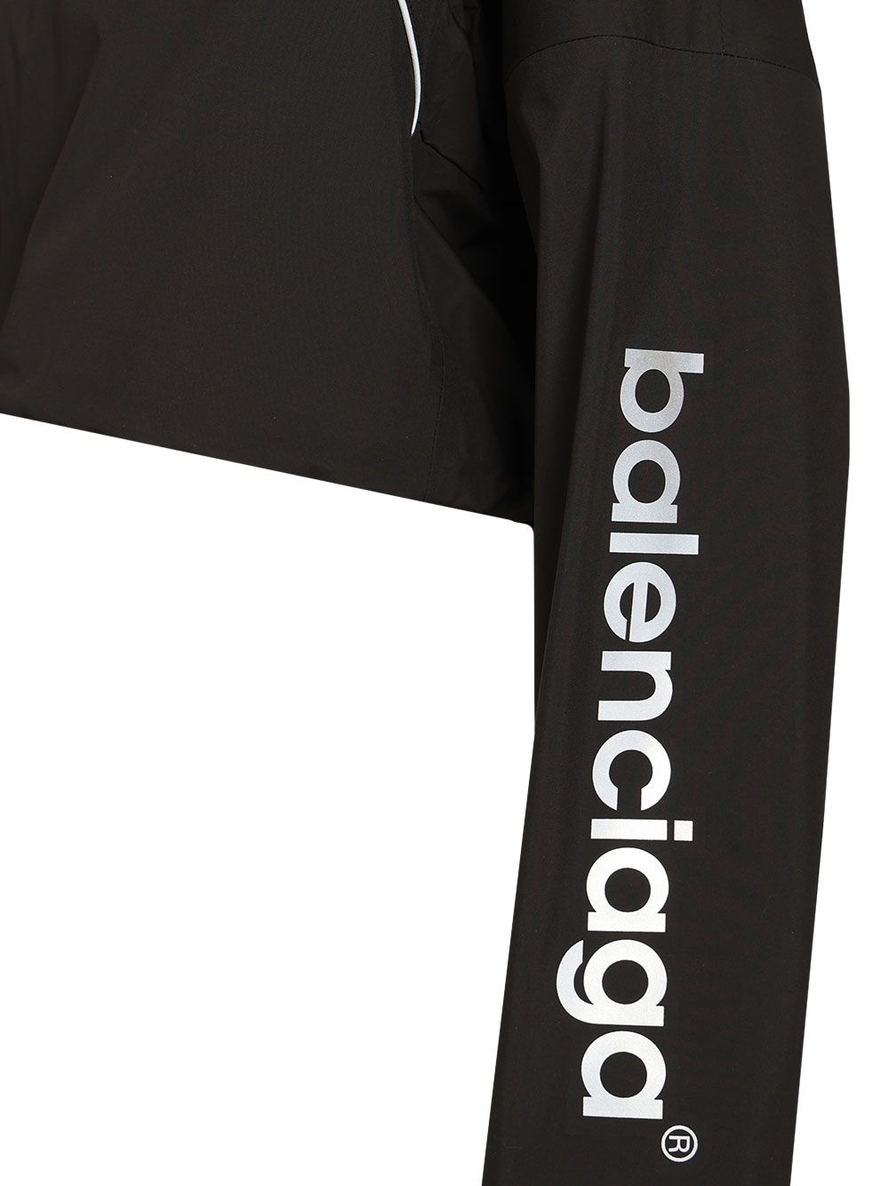 Balenciaga Techwear Cropped Jacket Jackets - Black | 26ebbf060c8a242f5a9dacca2470757fcc1282b0