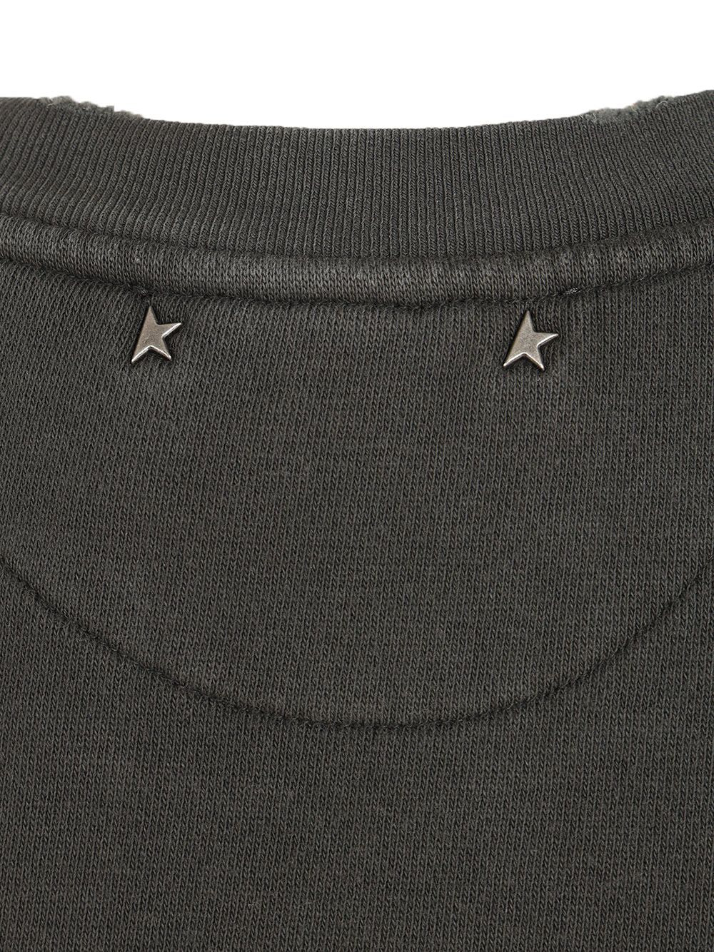 Golden Goose Deluxe Brand Star Sweatshirt Sweatshirts - Grey | f6e0c7d153a65355459f5b14ff7ab98021b821f0