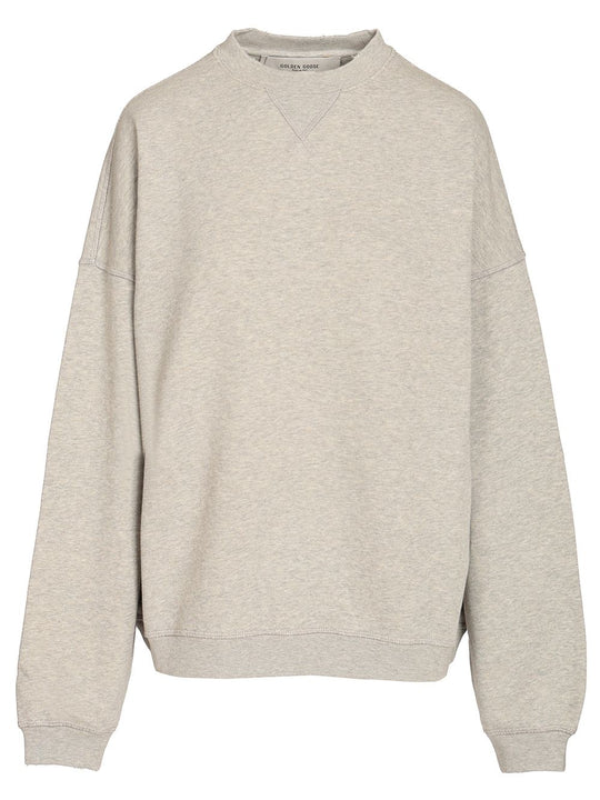 Oversized Cotton Sweatshirt Sweatshirts Grey