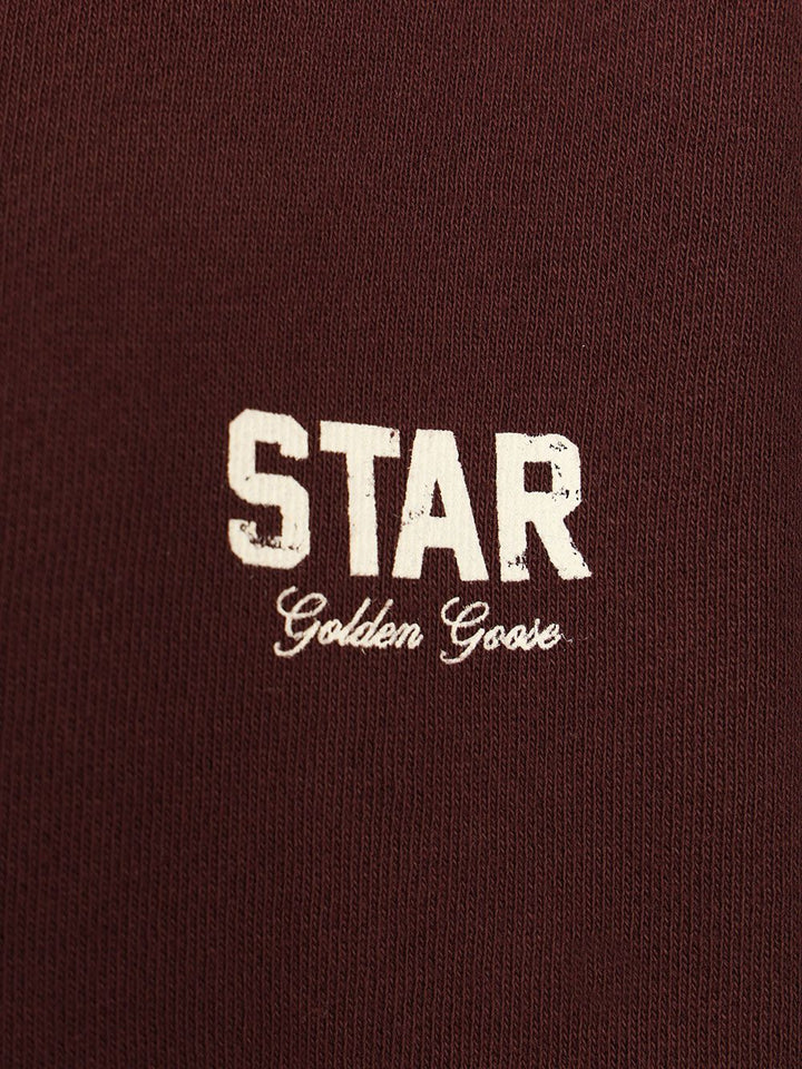 Golden Goose Deluxe Brand Oversized Star Sweatshirt Sweatshirts - Bordeaux | 4aac81b6c73ee62cfec92485ce76c43dfd8c42f0