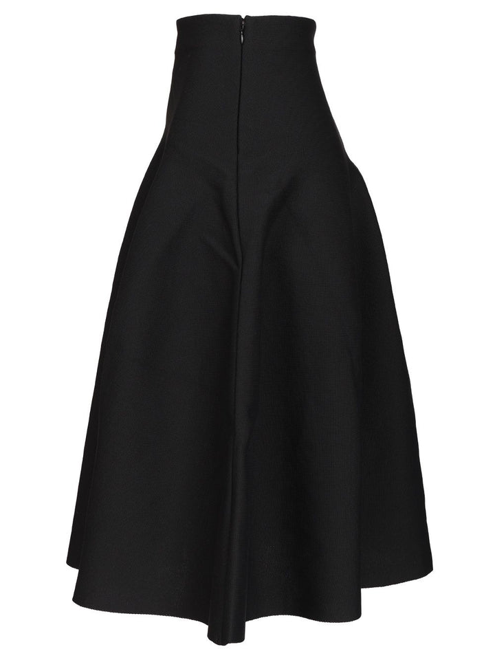 Cfcl Milan Midi Flare Skirt Skirts - Black | 40c7264925849d2687fbbdd7ea5093fcf0ef63ff