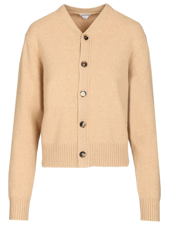 Cashmere Cardigan Knitwear Beige