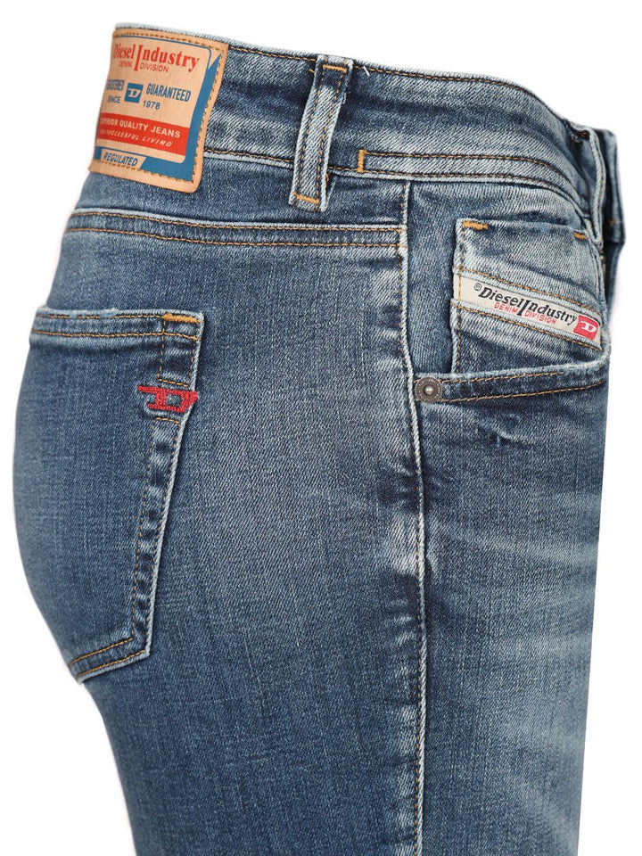 Diesel 1969 D-Ebbey Low-Rise Bootcut Jeans - Blue | 257d2491e96ff29d089d8525db490e894f30d835