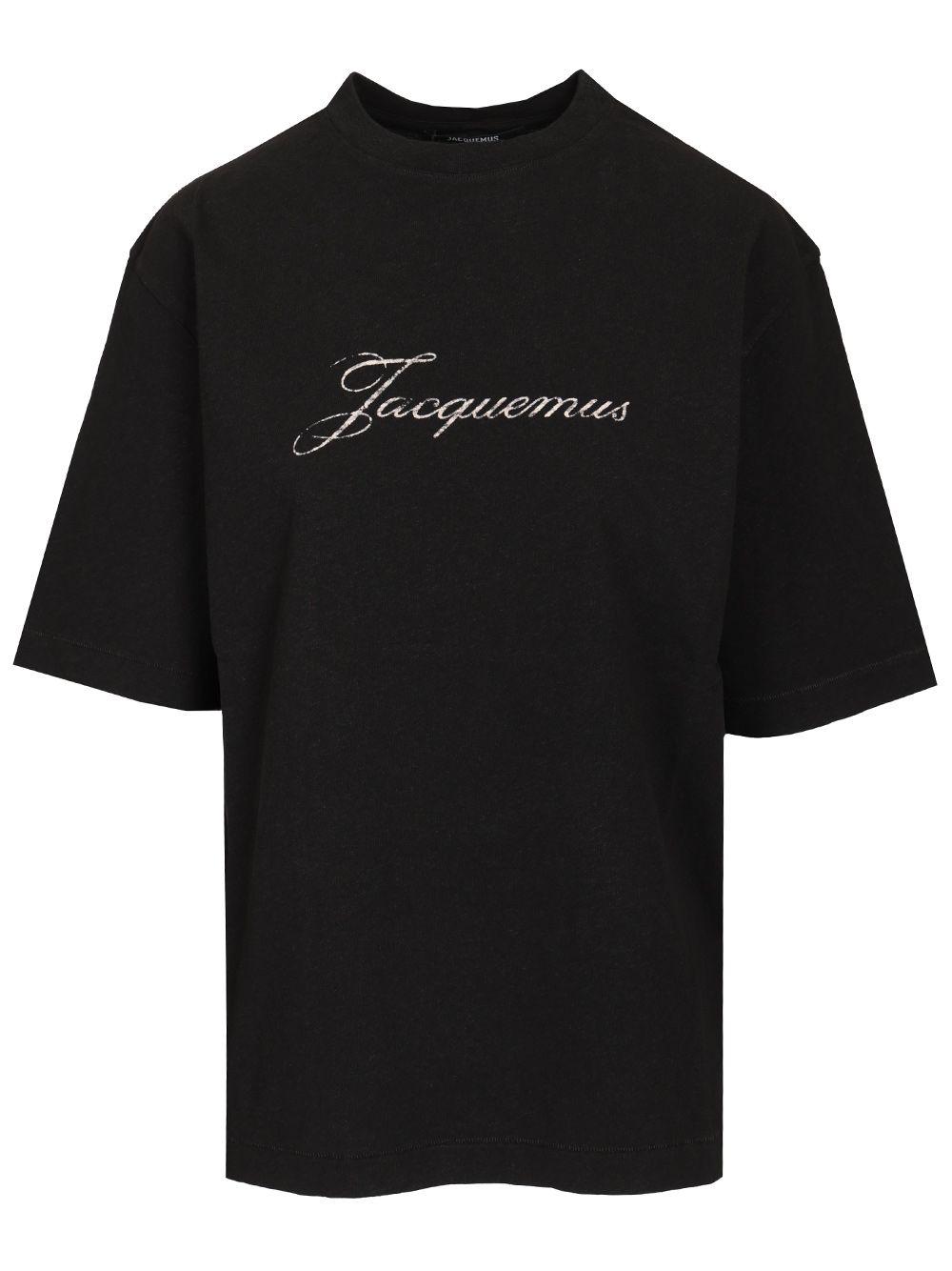 Jacquemus With Writing T-Shirt - Black | dee1c57f1790f54d0c4cfe06413ff5432c870850
