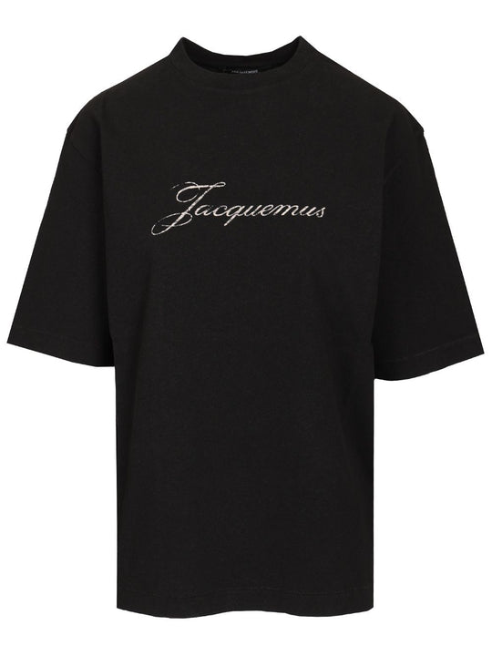 With Writing T-Shirt Black
