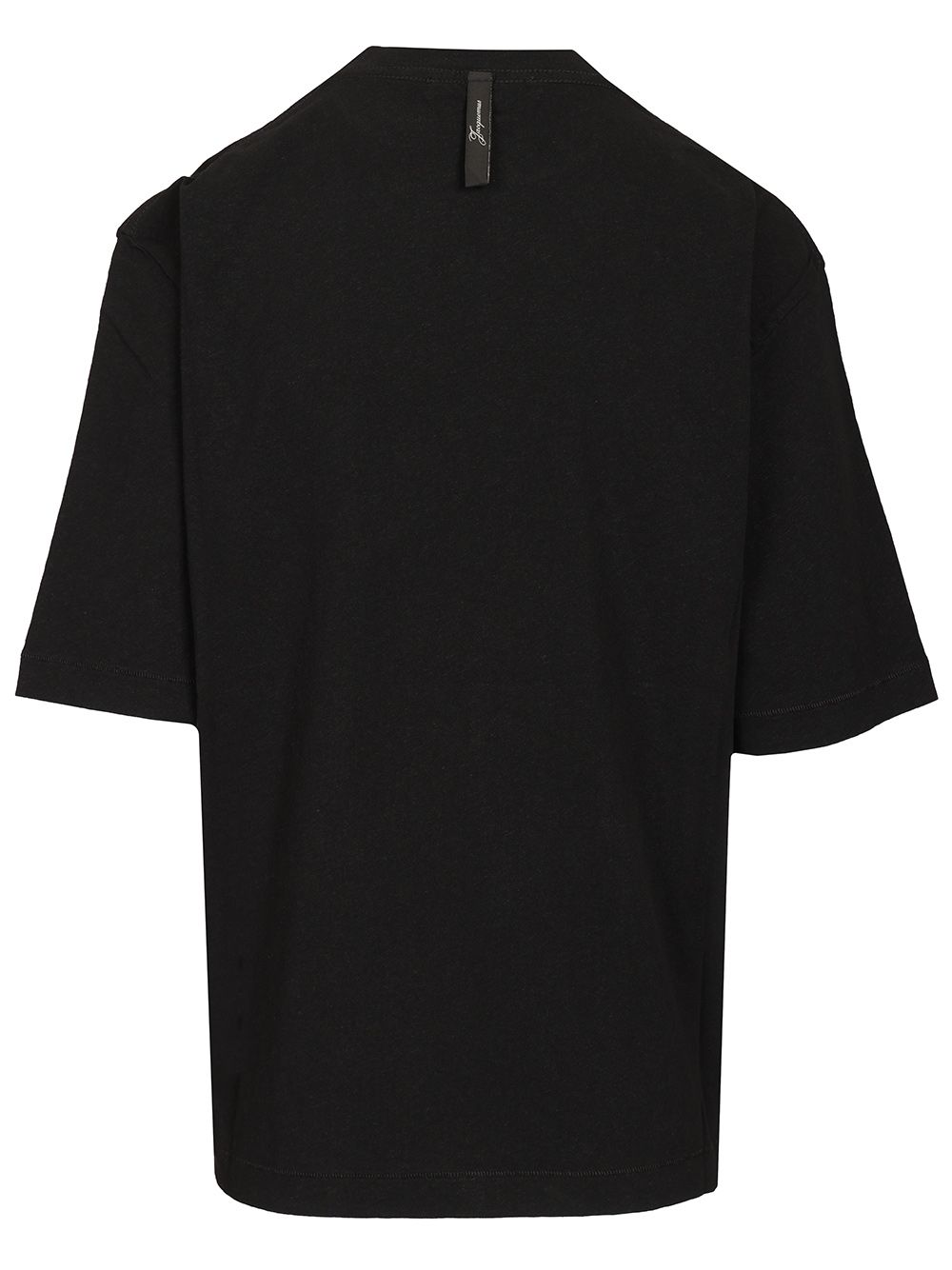 Jacquemus With Writing T-Shirt - Black | 91189d062bbab2de18c2310bb2340fed5cf348da