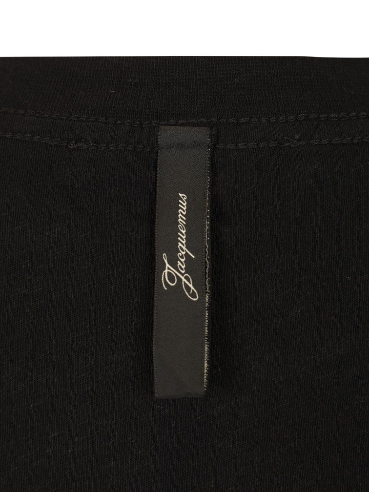Jacquemus With Writing T-Shirt - Black | 2db5d117b579786337565510f98e361ff88d0b86