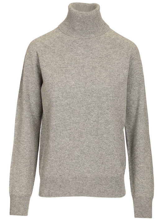 Turtleneck Sweater Knitwear Grey