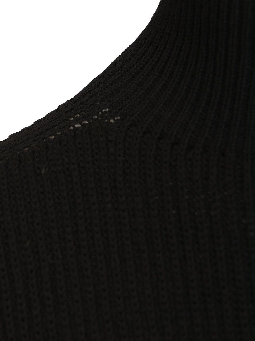Rick Owens Fisherman's Shirt Knitwear - Black | 98031f1bd8bf1518690de63e6b8816e6c50d4acc
