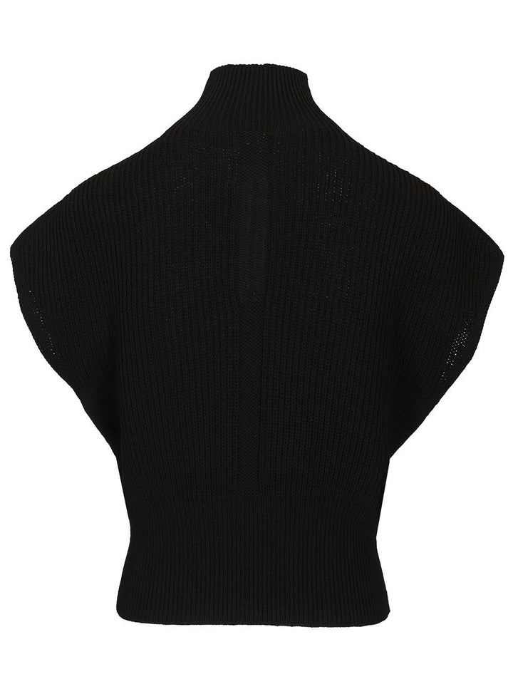 Rick Owens Fisherman's Shirt Knitwear - Black | 8756a66e3d2920a11b1e4af9bb81265bdaeb85cc