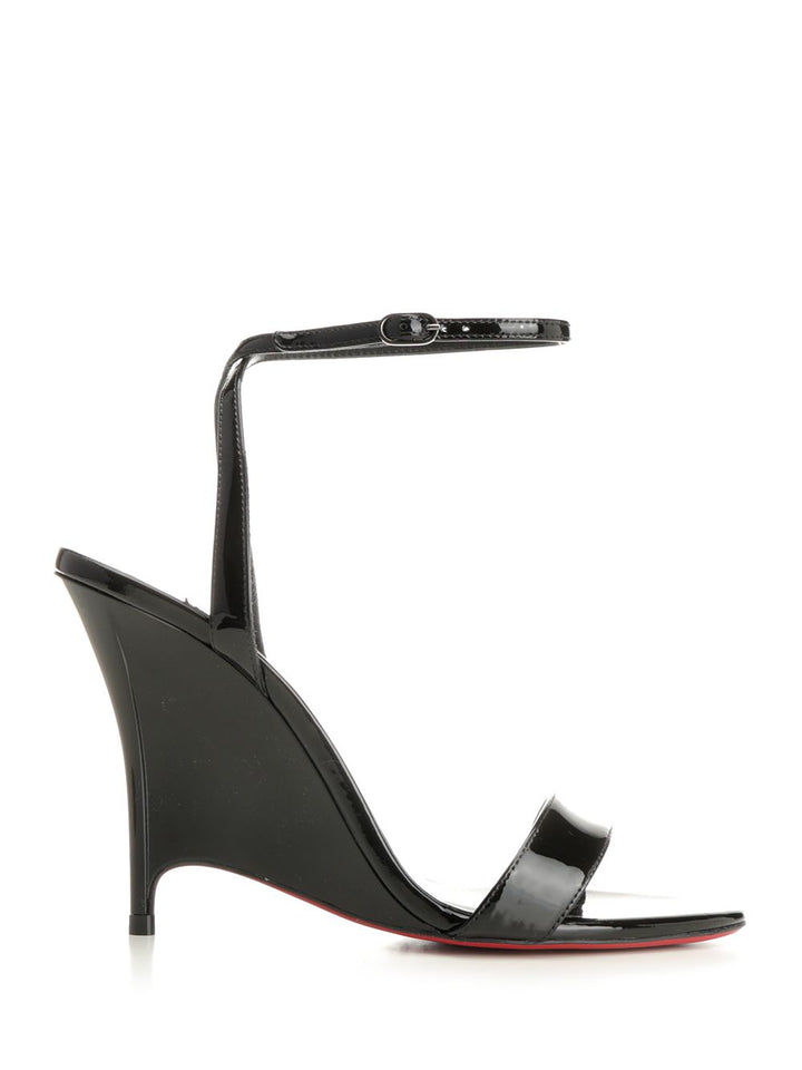 Christian Louboutin Zeezeenella Sandals - Black | 468bd1576c0659b7b01bf3055a8a93e4592ad556