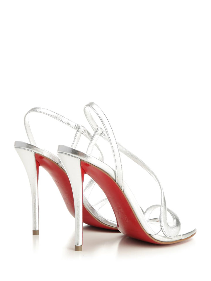 Christian Louboutin Rose Z Sandals - Silver | 1d26e10be1303f8a2ff99c64582261039a3a6052