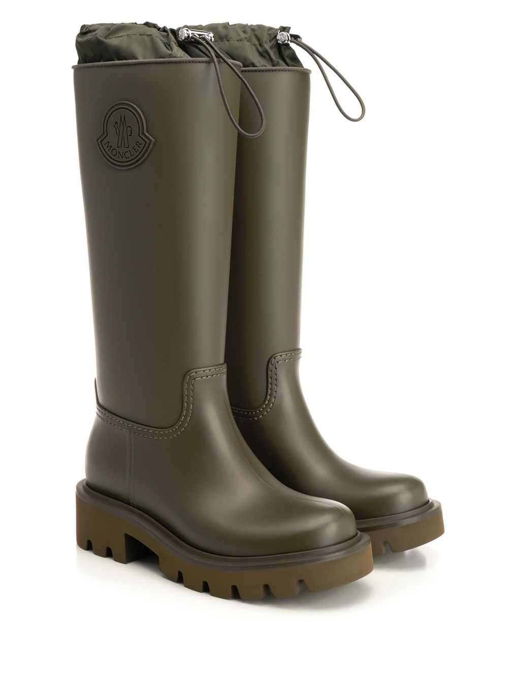 Moncler Kickstream High Rain Boots - Green | 0eed8153d22e143b4409c833823b214e219f917d