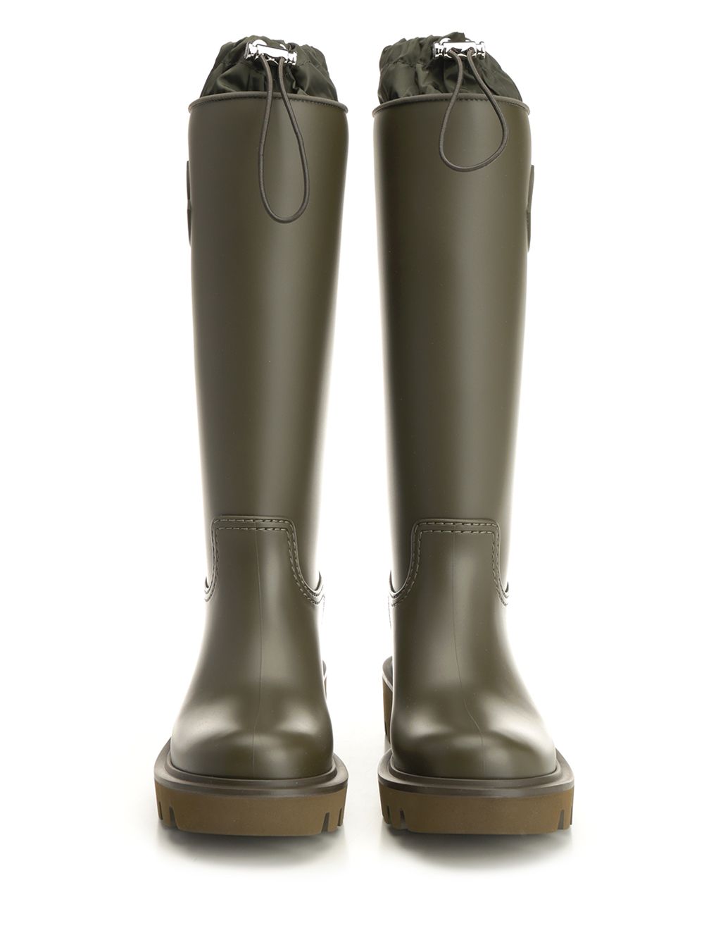 Moncler Kickstream High Rain Boots - Green | 20c671ec398111719ea212cf8a13afc51ed3ad59