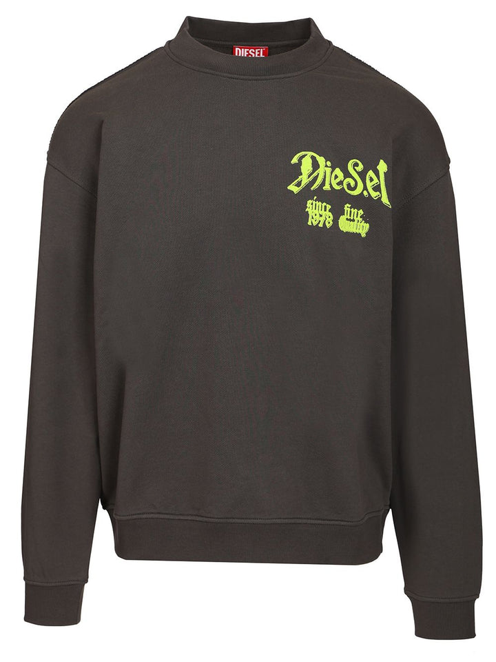Diesel S-Boxt-Aa2 Sweatshirts - Black | 108bc2f2d4e6ca00d81c2e2cc755bdcc1d113358