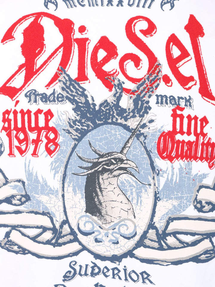 Diesel S-Boxt-Aa2 Sweatshirts - White | 39451229097f8b1f0761e8287c6d1bfdaa4cb623