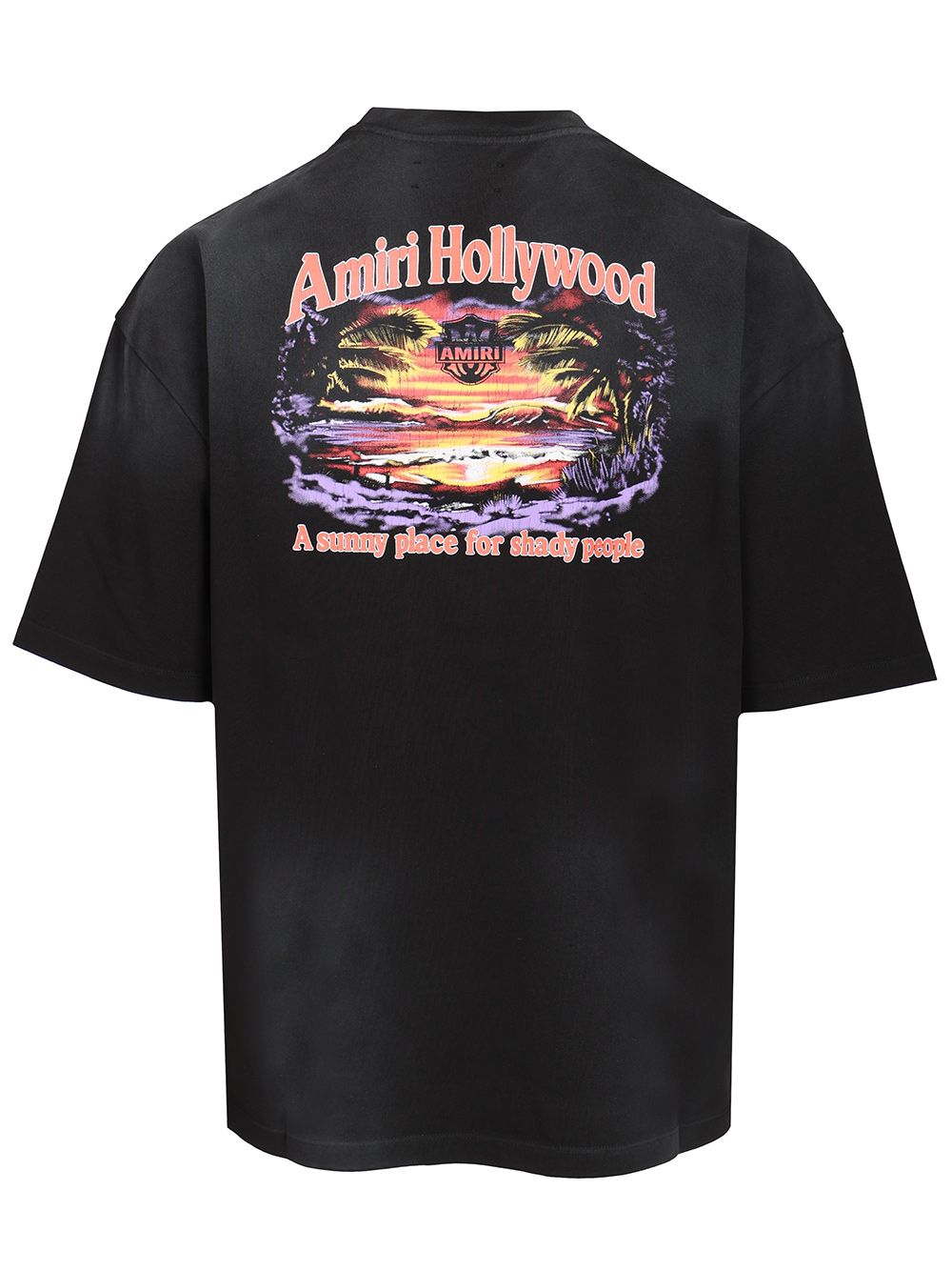 Amiri Sunny Place T-Shirt - Black | 332ee51de33469e56cf547a14ced471a7ad522c6