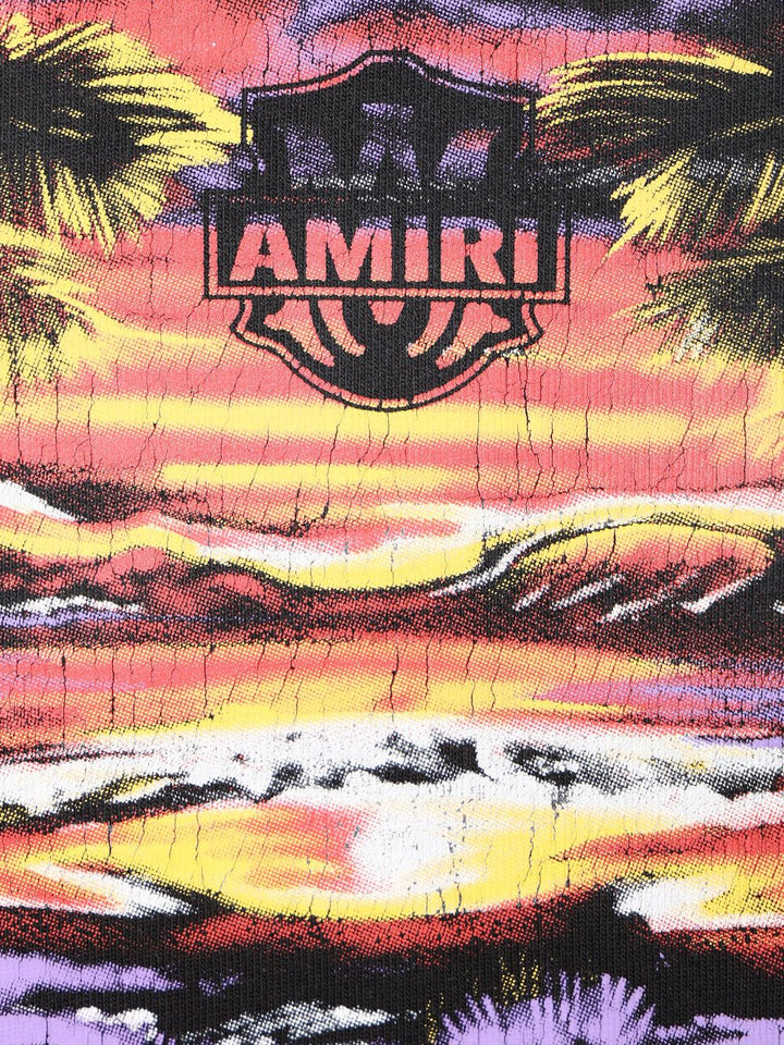 Amiri Sunny Place Hj Gd Skate Tee T-Shirt - Black | 621ca36ef69c222250c69eba1f5a07b1c61c6e2d