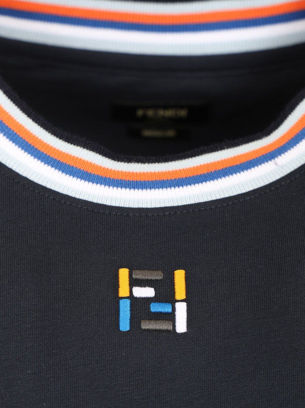 Fendi Regular-Fit T-Shirt - Blue | 8966ee8944417ae26c4ed2318c48736e19c58b41