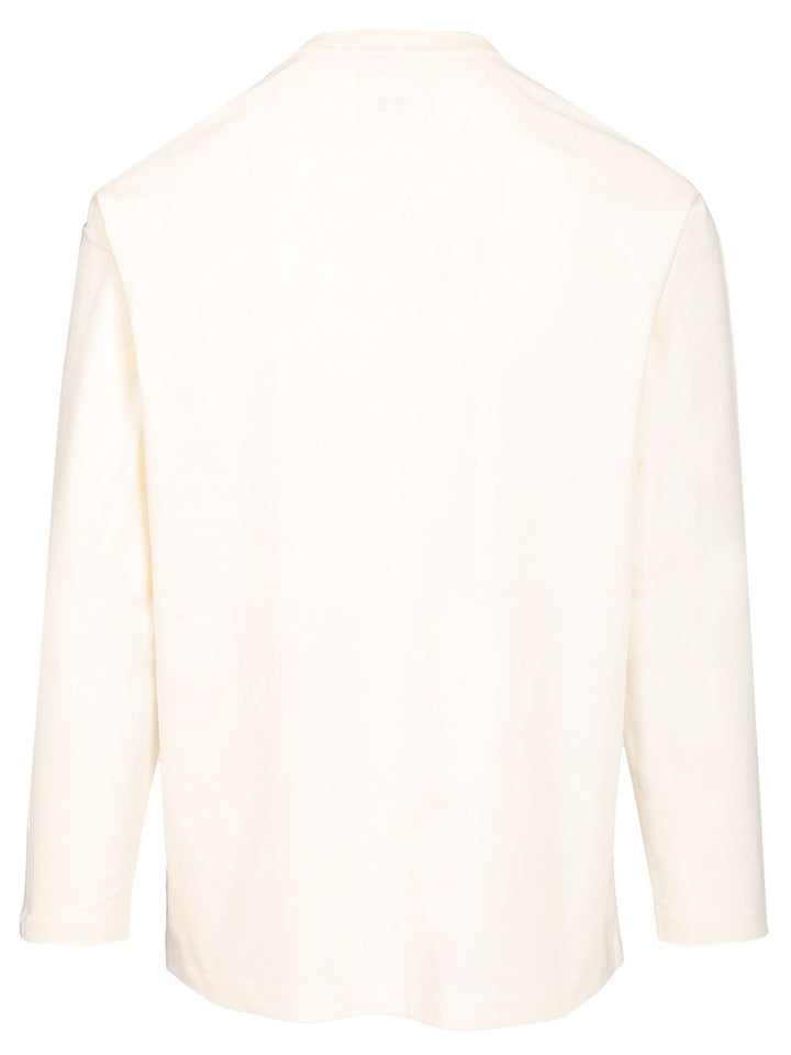 Adidas Y-3 Ovs Grd 3s Long Sleeve T-Shirt - White | 582f11c867091664f4263c10e145257c9bd152a9