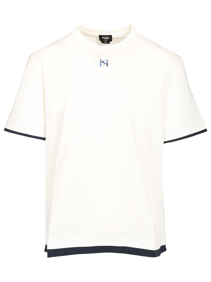Fendi Cotton T-Shirt - White | 8cb6287468f4d369a5721779898ab227d9eb2208