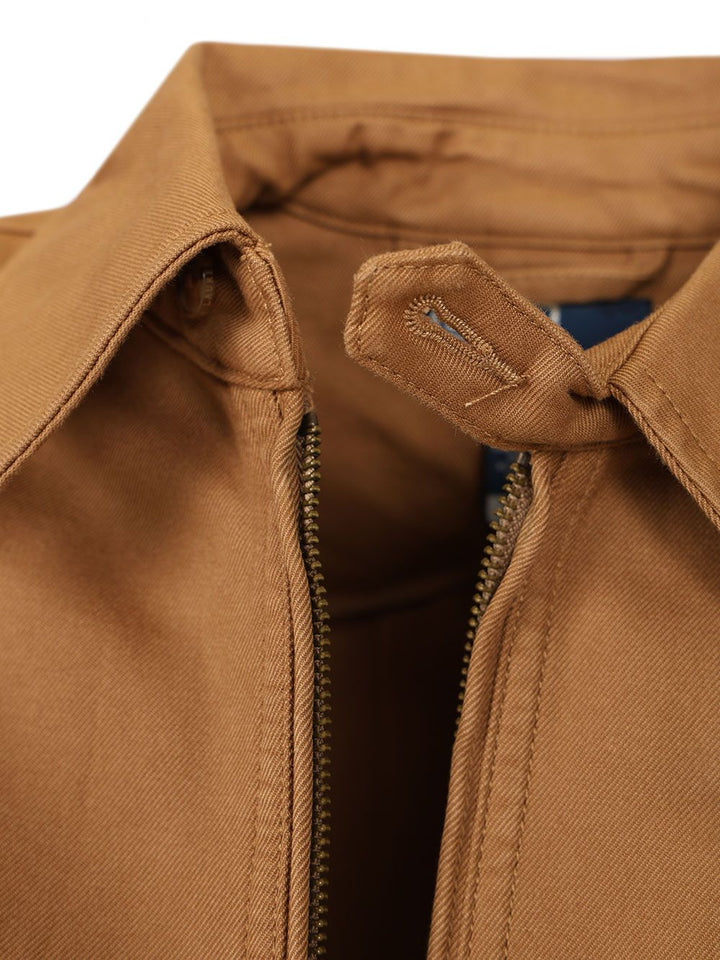 Polo Ralph Lauren Oversized Cotton Windbreaker Jackets - Brown | a034bafb37e4d800d6816111fac5302c28af1dd3